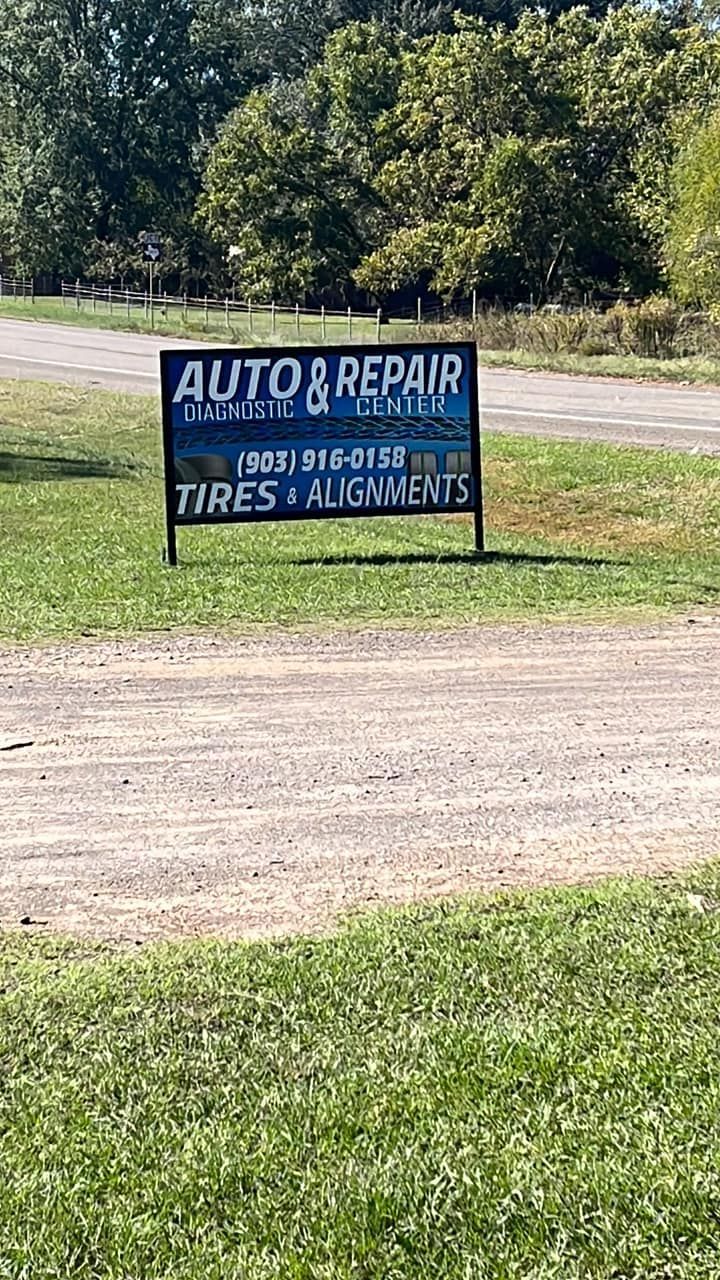Auto Diagnostic & Repair Center Sign