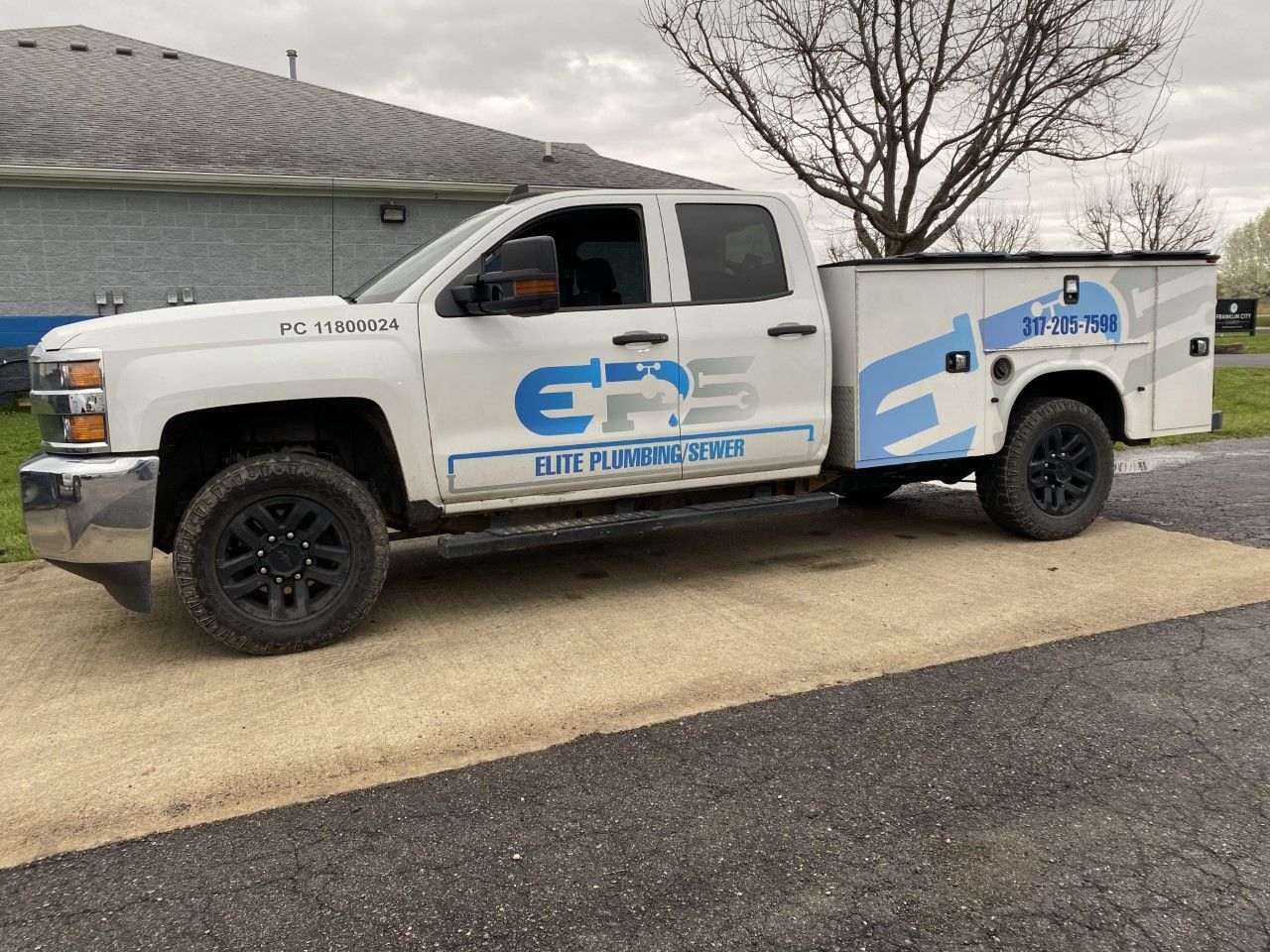 White truck with 