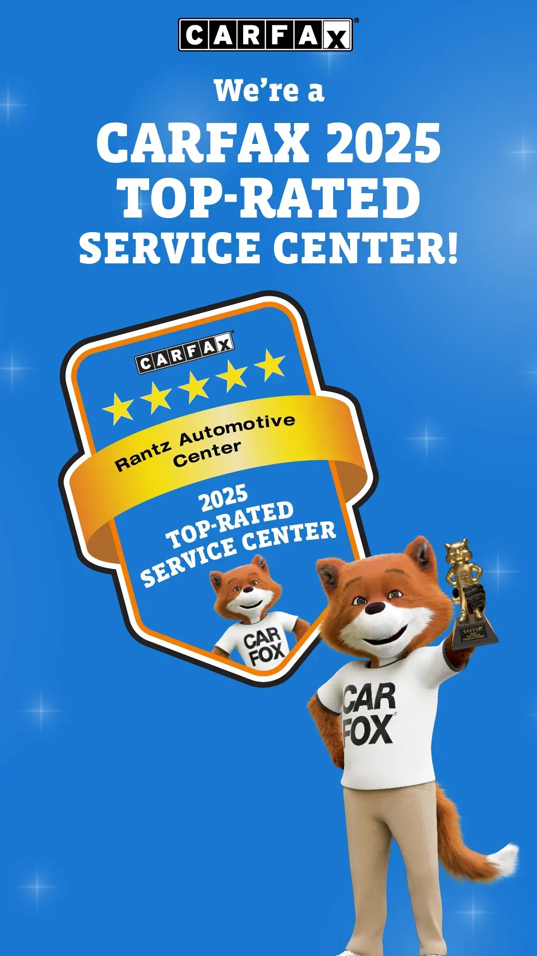 Carfax Banner | Rantz Automotive Center