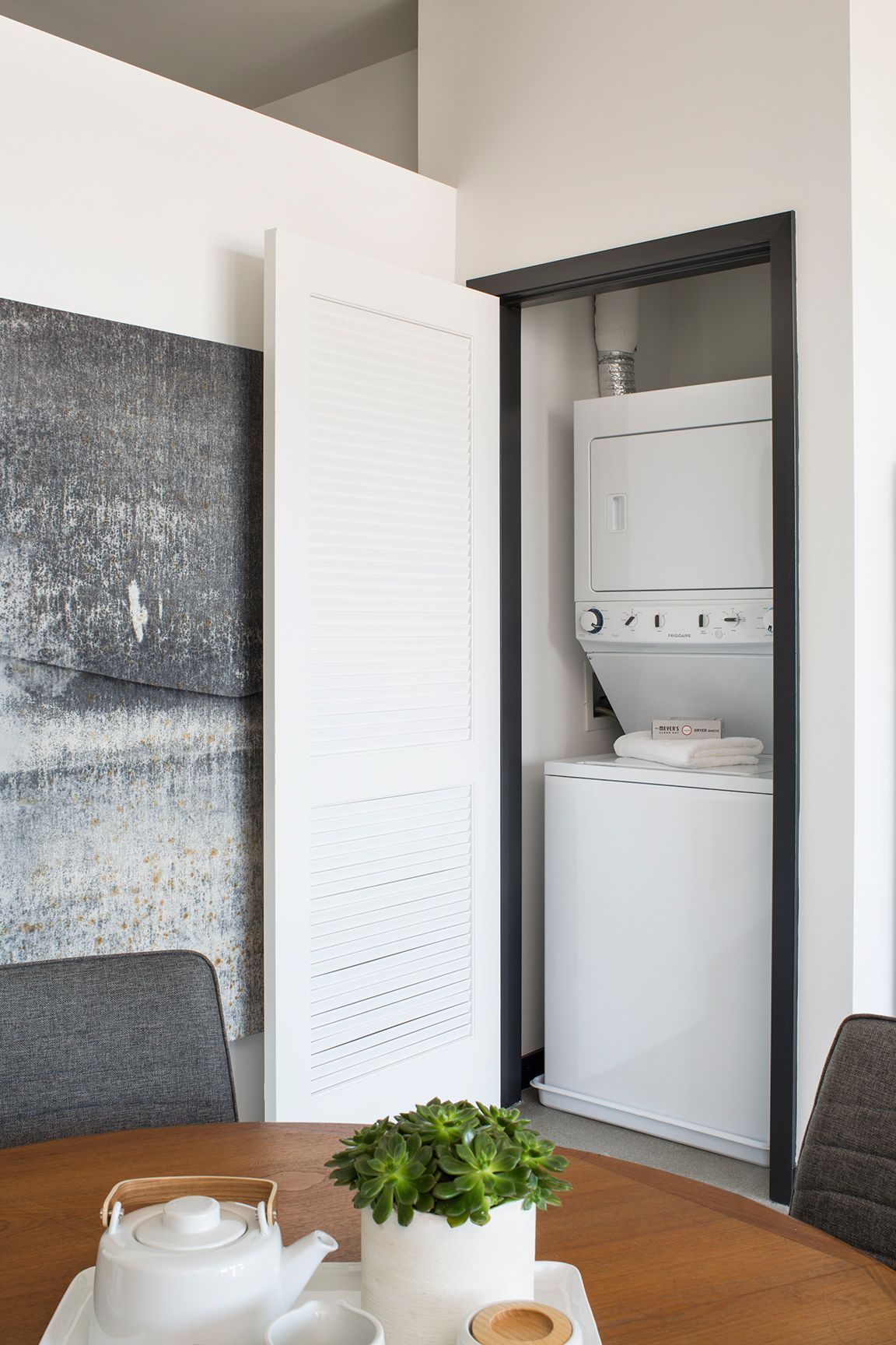 Internal photo of laundry area