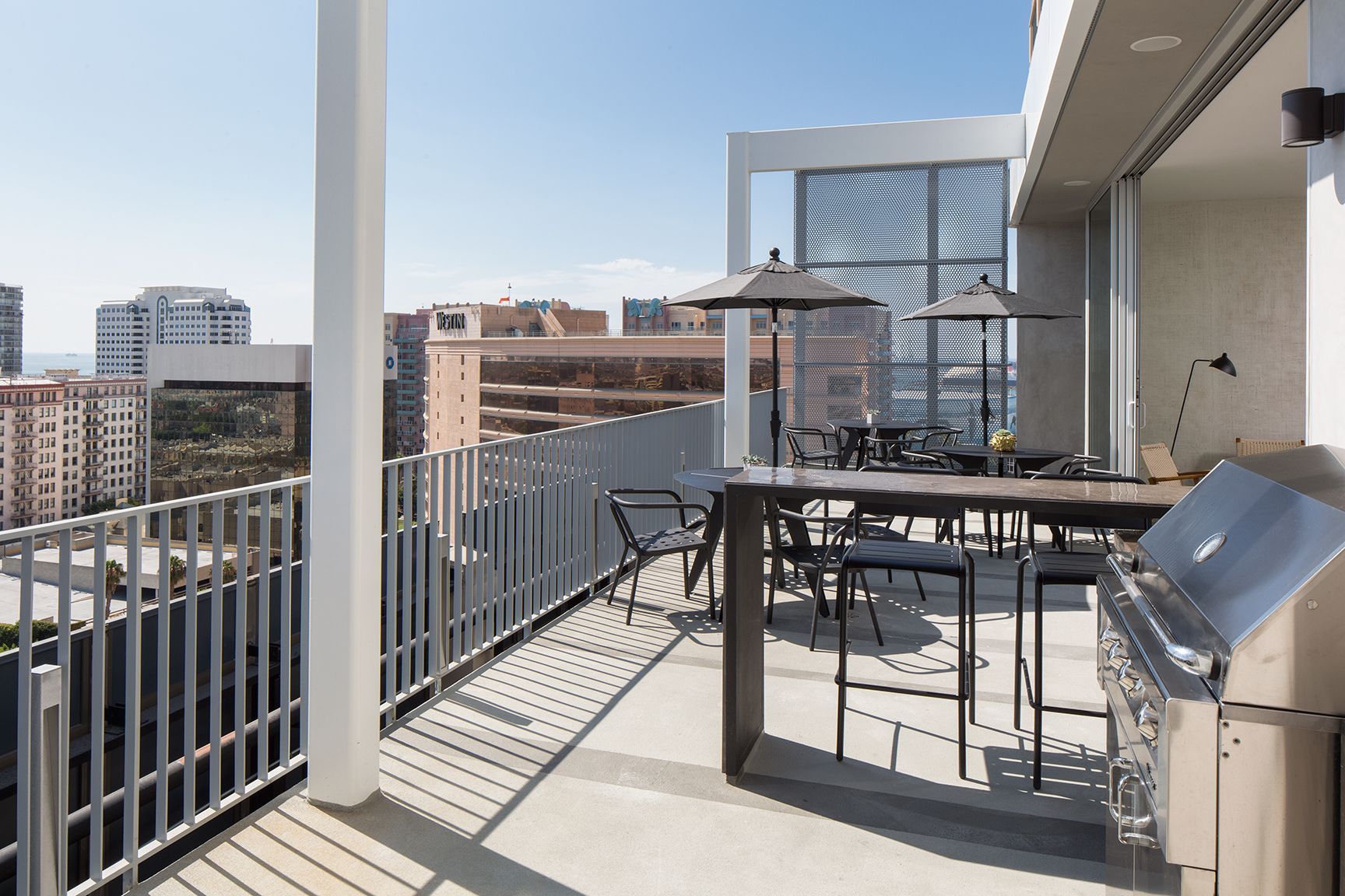Photo of balcony with tables