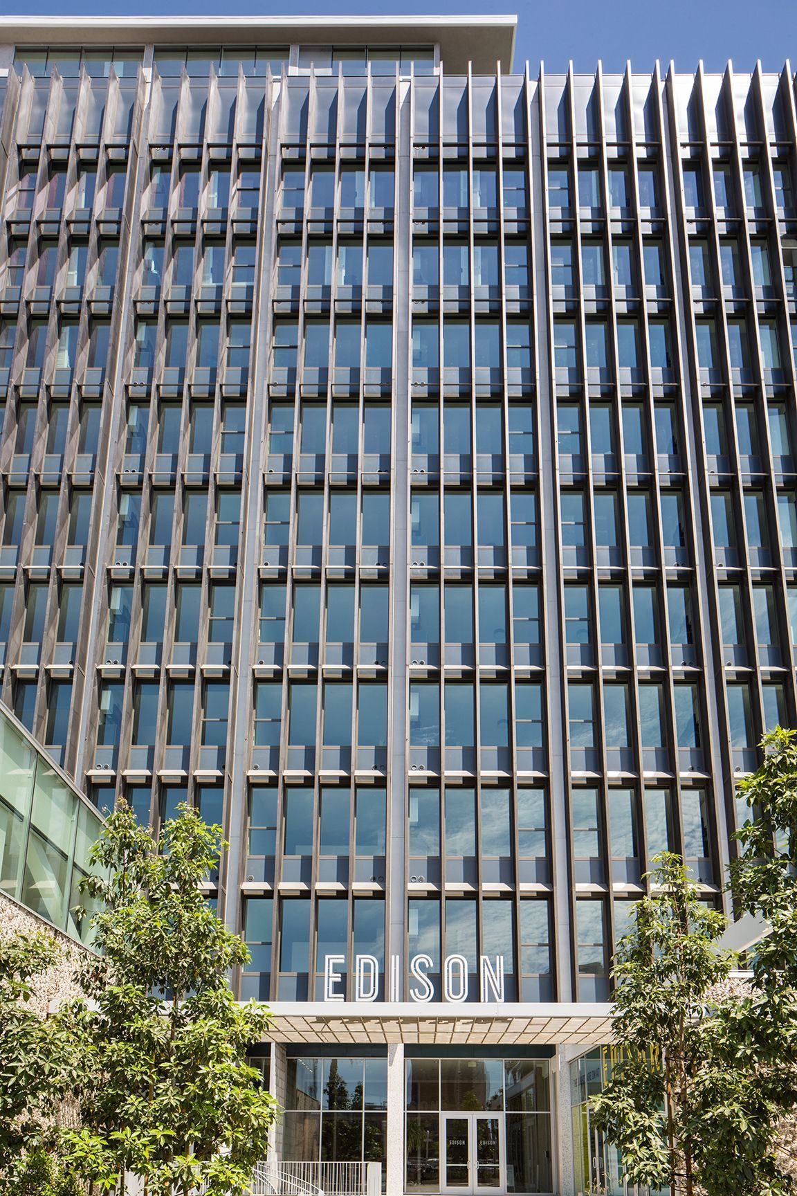 Drone shot of building