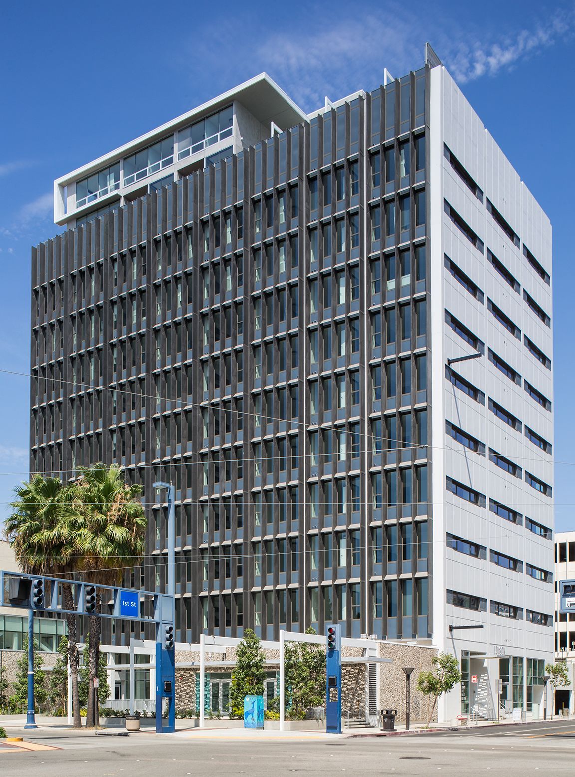 Drone shot of building