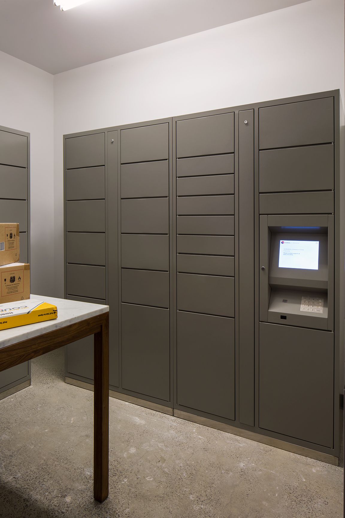 Internal image of package room