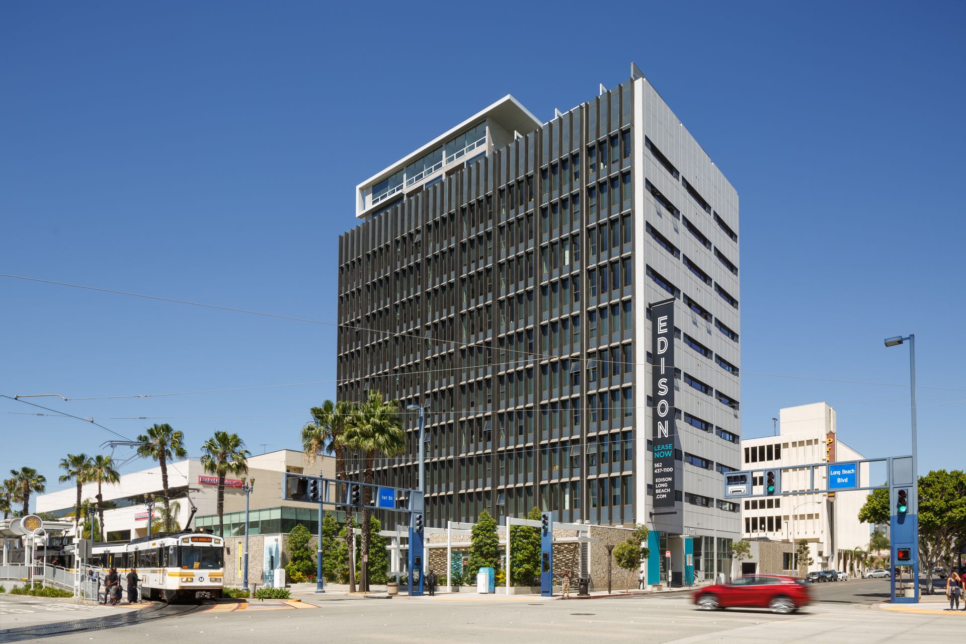 Drone shot of building