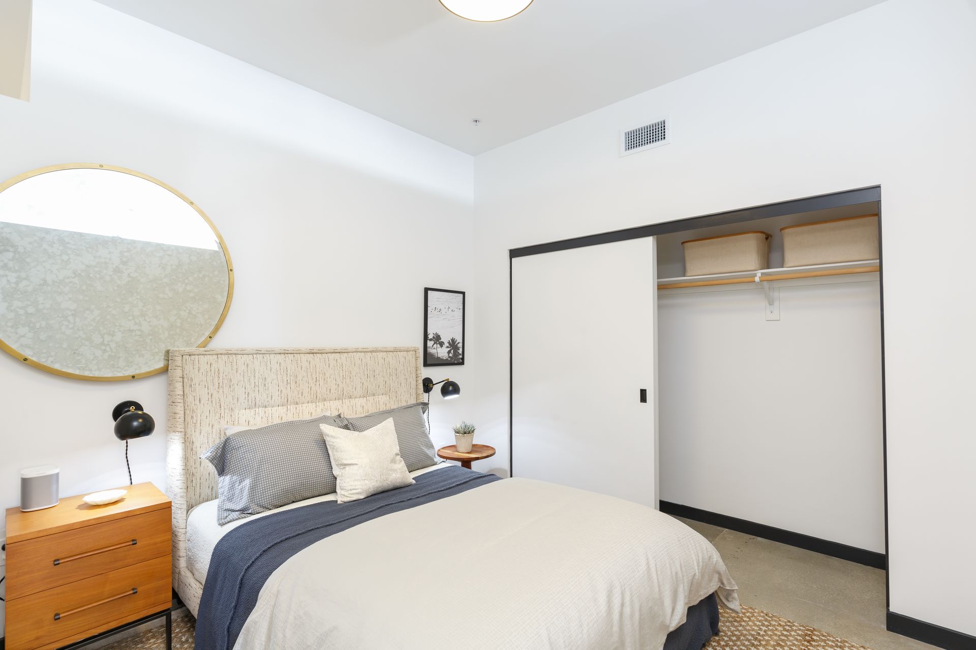 Internal Photo of Staged Bedroom, alt View