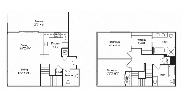 2 Bed | 2.5 Bath