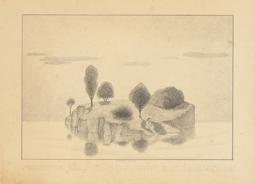 Sonneninsel, Zeichnung, von Bô Yin Râ Sonneninsel, Zeichnung, von Bô Yin Râ