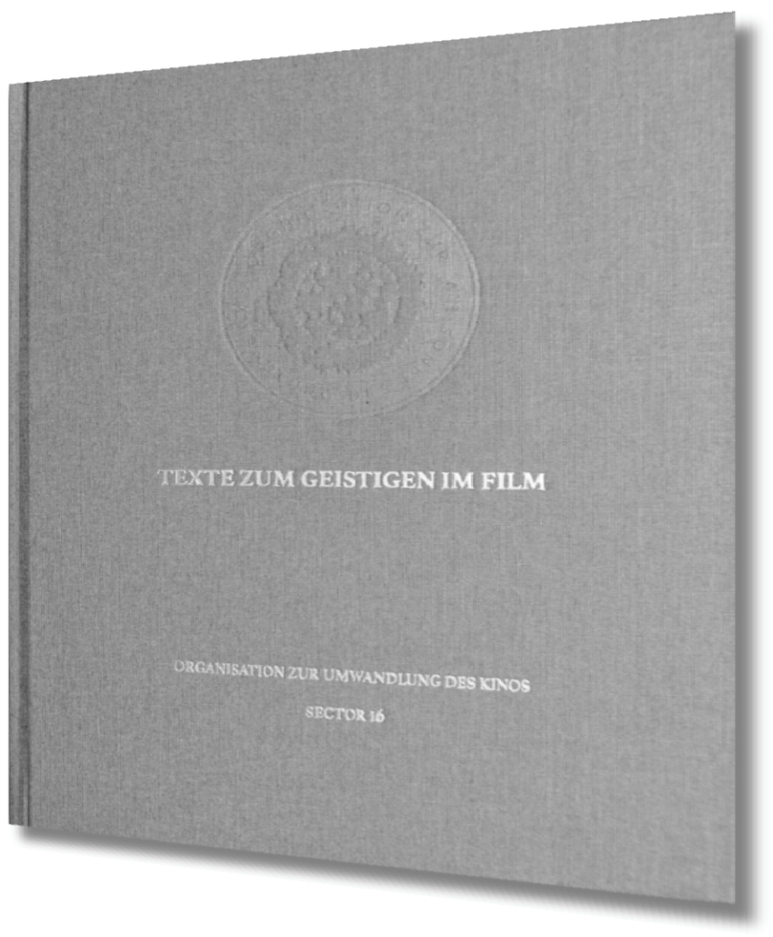 Texte zum Geistigen im Film, Anthologie Texte zum Geistigen im Film, Anthologie