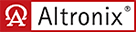 Altronix logo with a white