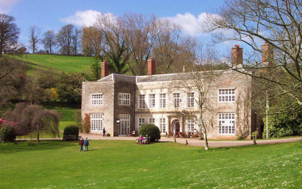 Cockington Country Park welcome area.