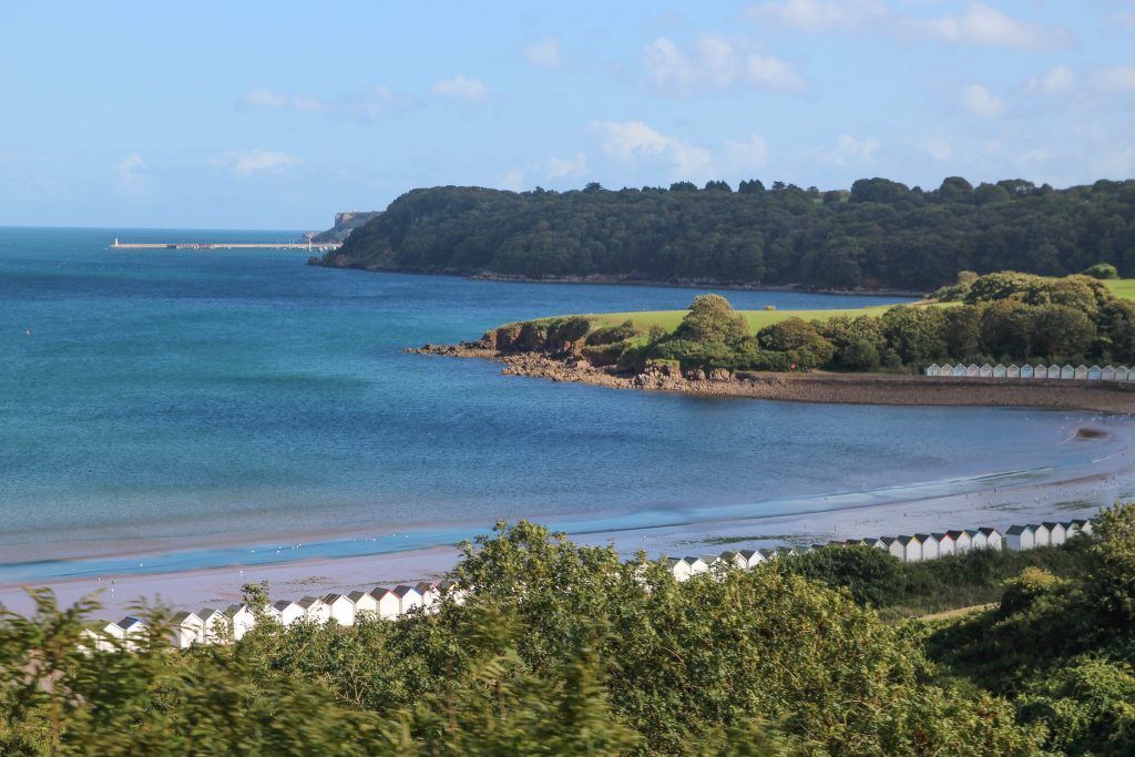 Broadsands beach in Paignton.