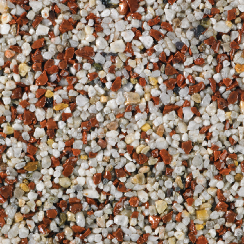 Pearl blush blend, colour for resin driveways, footpaths, and patios.