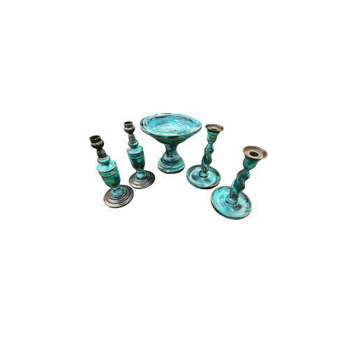 vintage candlesticks restored