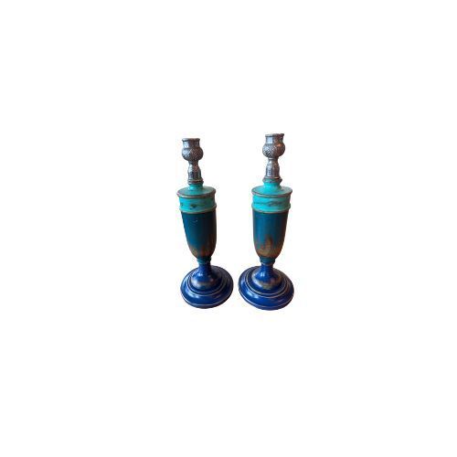 vintage candlesticks restored