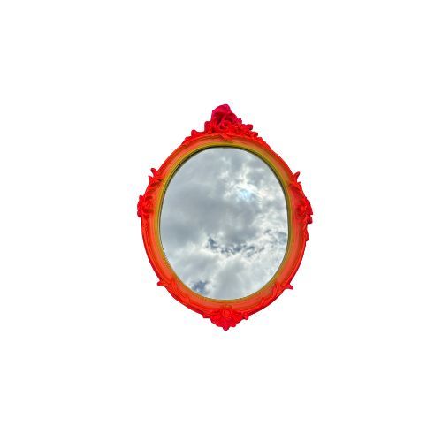 vintage upcycled mirror 