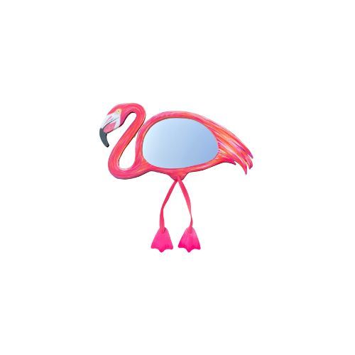 kids flamingo mirror in pink handcrafted