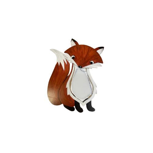 Fox mirror handcrafted 