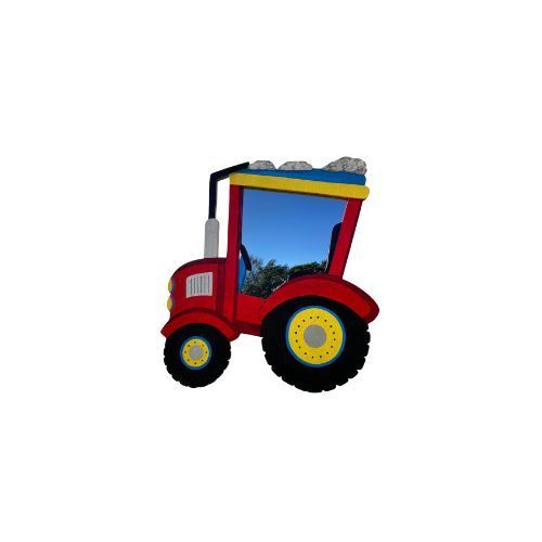 tractor mirror upcycled 