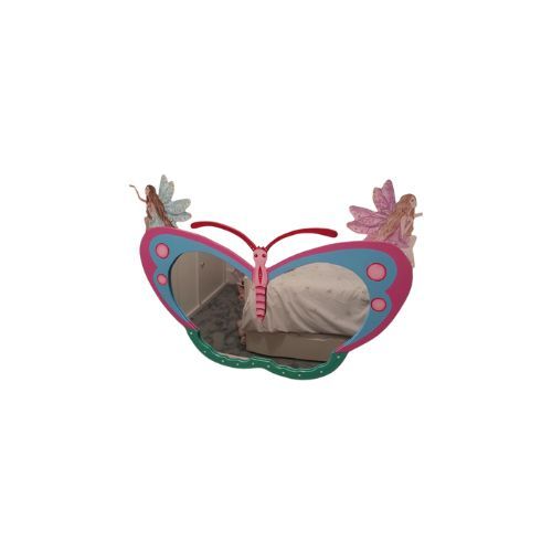 handcrafted girls butterfly mirror 