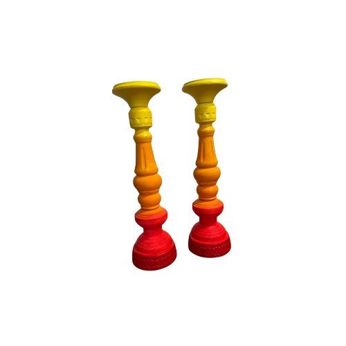 upcycled candlesticks
