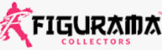 FIGURAMA Collectors-logo met een gestileerde roze figuur en zwarte, vetgedrukte tekst op een witte achtergrond.