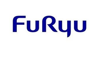 Blauw FuRyu-logo op een witte achtergrond