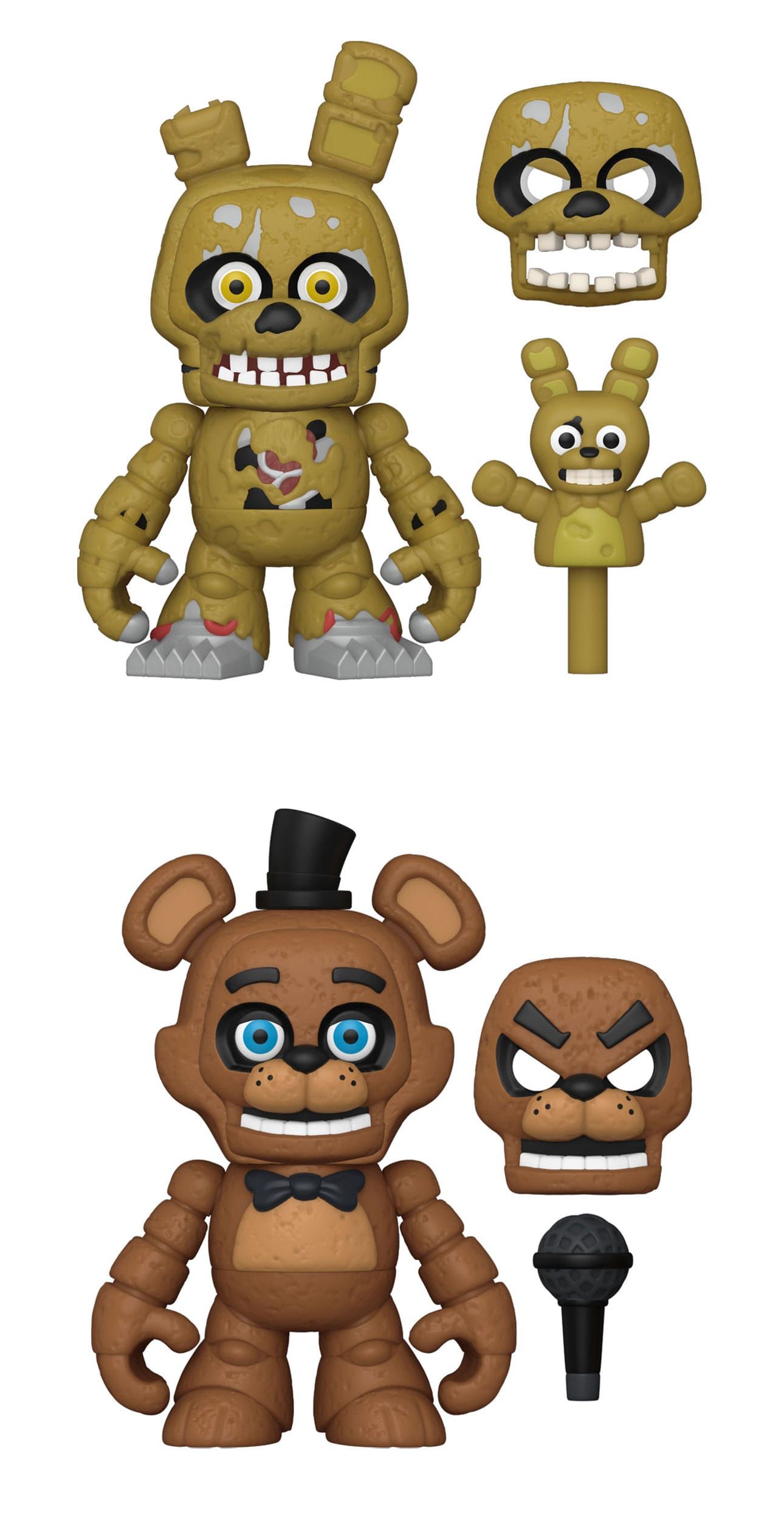 Five Nights at Freddy's Snap Action Figures Freddy & Springtrap 9 cm