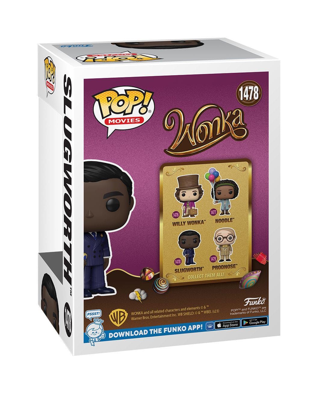 Willy Wonka & the Chocolate Factory POP! Movies Vinyl Figure Slugworth 9 cm