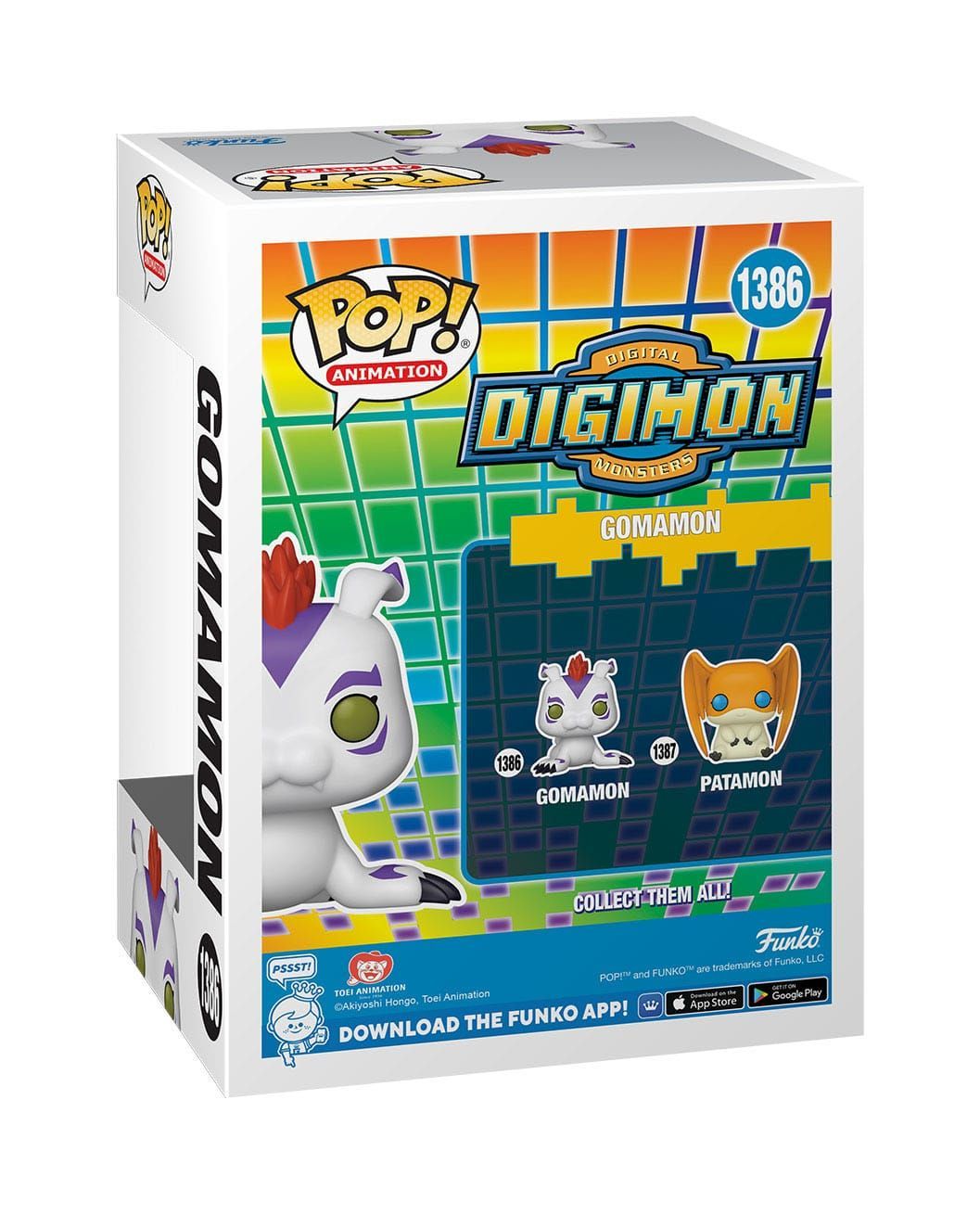 Digimon POP! Animation Vinyl Figure Gomamon 9 cm