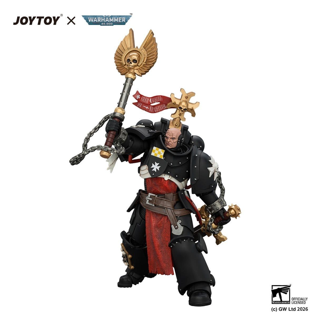 Warhammer Action Figure Black Templars Execrator 1 12 cm (ETA: END 02/2027)
