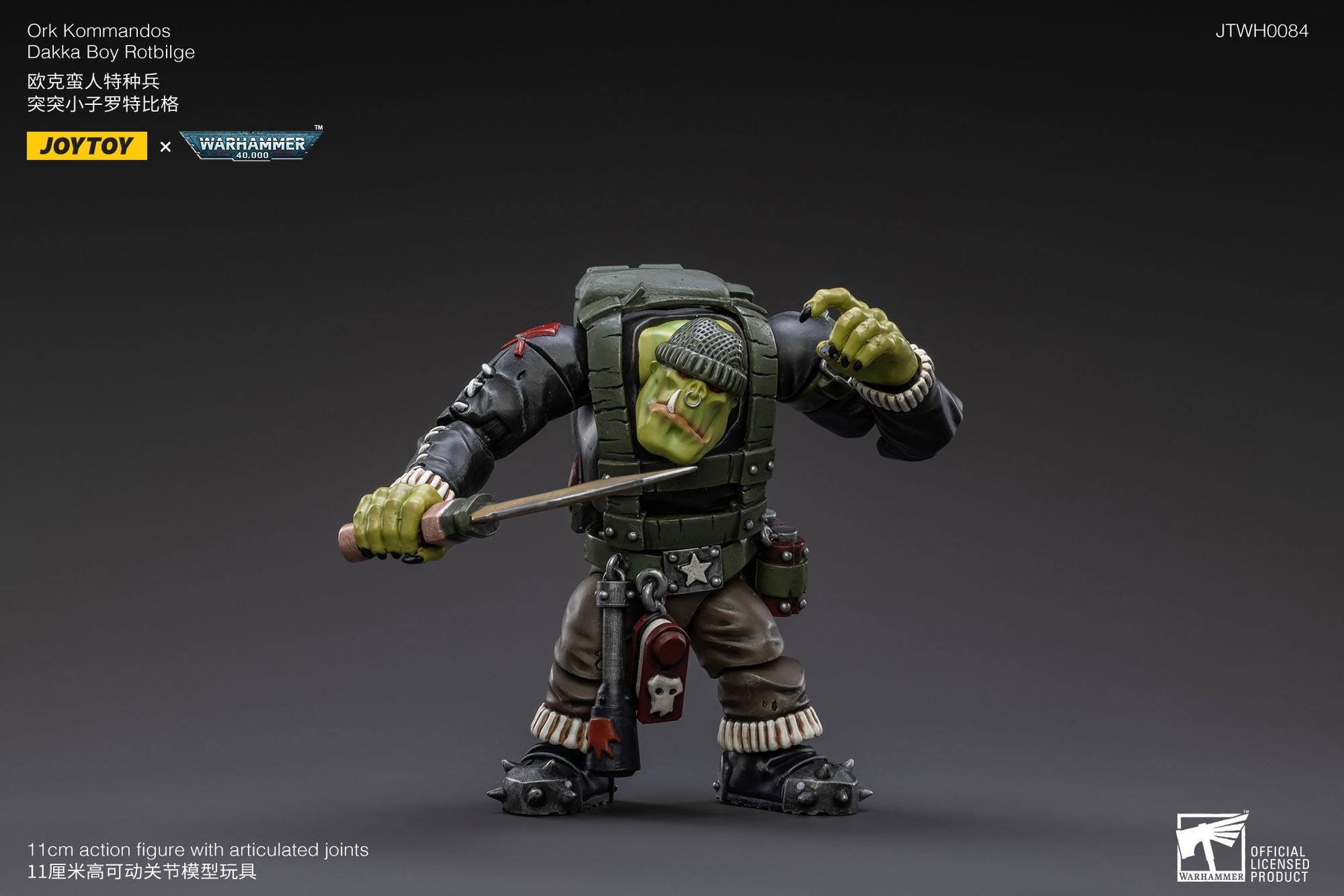 Warhammer 40k Ork Kommandos Dakka Boy Rotbilge