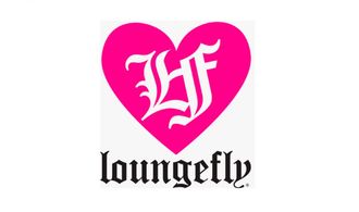 Roze hartlogo met wit 