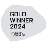 Gold Winner award badge, 