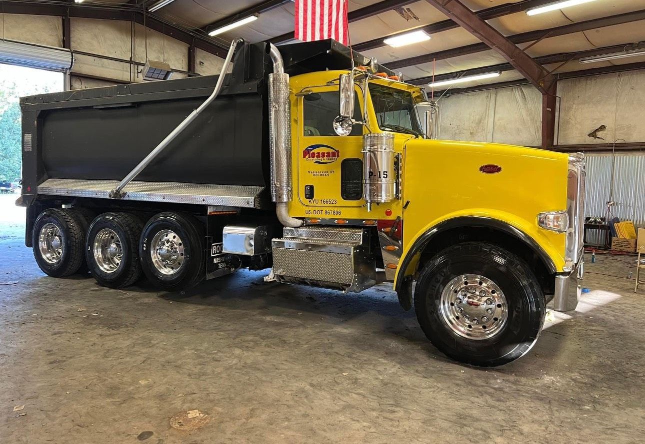 Excavator Truck — Madisonville, KY — Steve Pleasant Excavating & Hauling