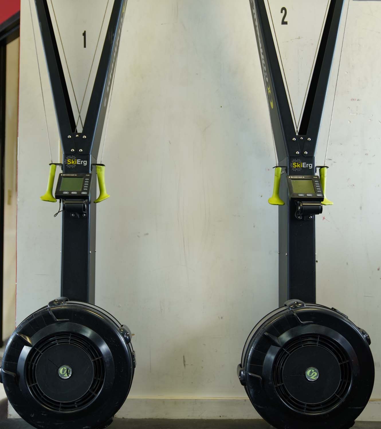 A pair of clocks with the numbers 1 and 2 on them
