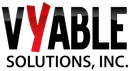 BUA A black and red logo for vyable solutions inc.