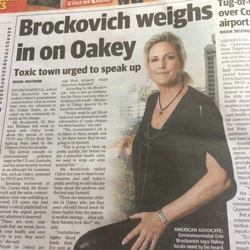Erin Brocovich newspaper article Jessica Cagney
mobile Gold Coast & Brisbane makeup artist and hairstylist