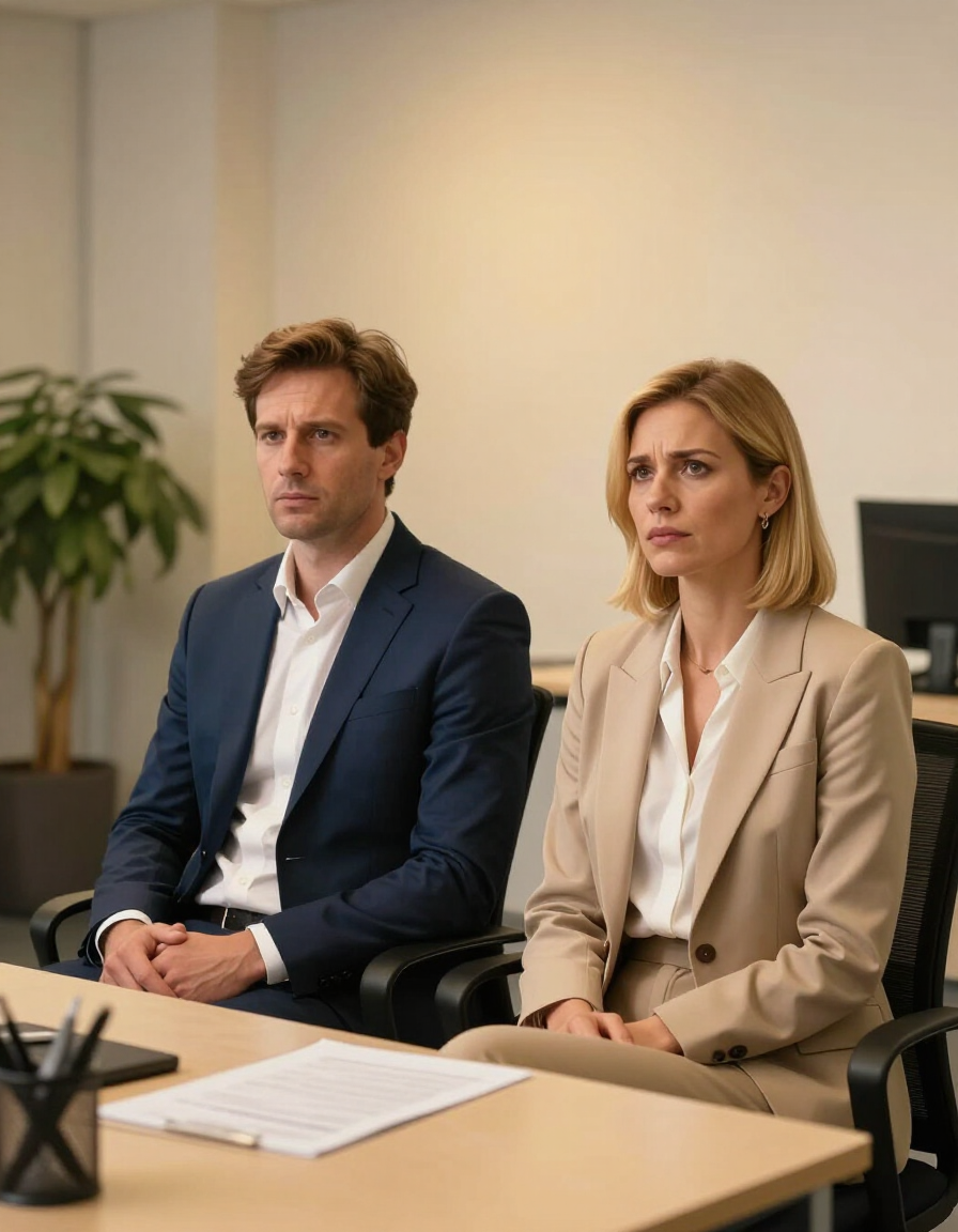 Coppia in colloquio istituzionale durante la fase pre-adozione