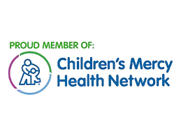 A logo for the children 's mercy health network
