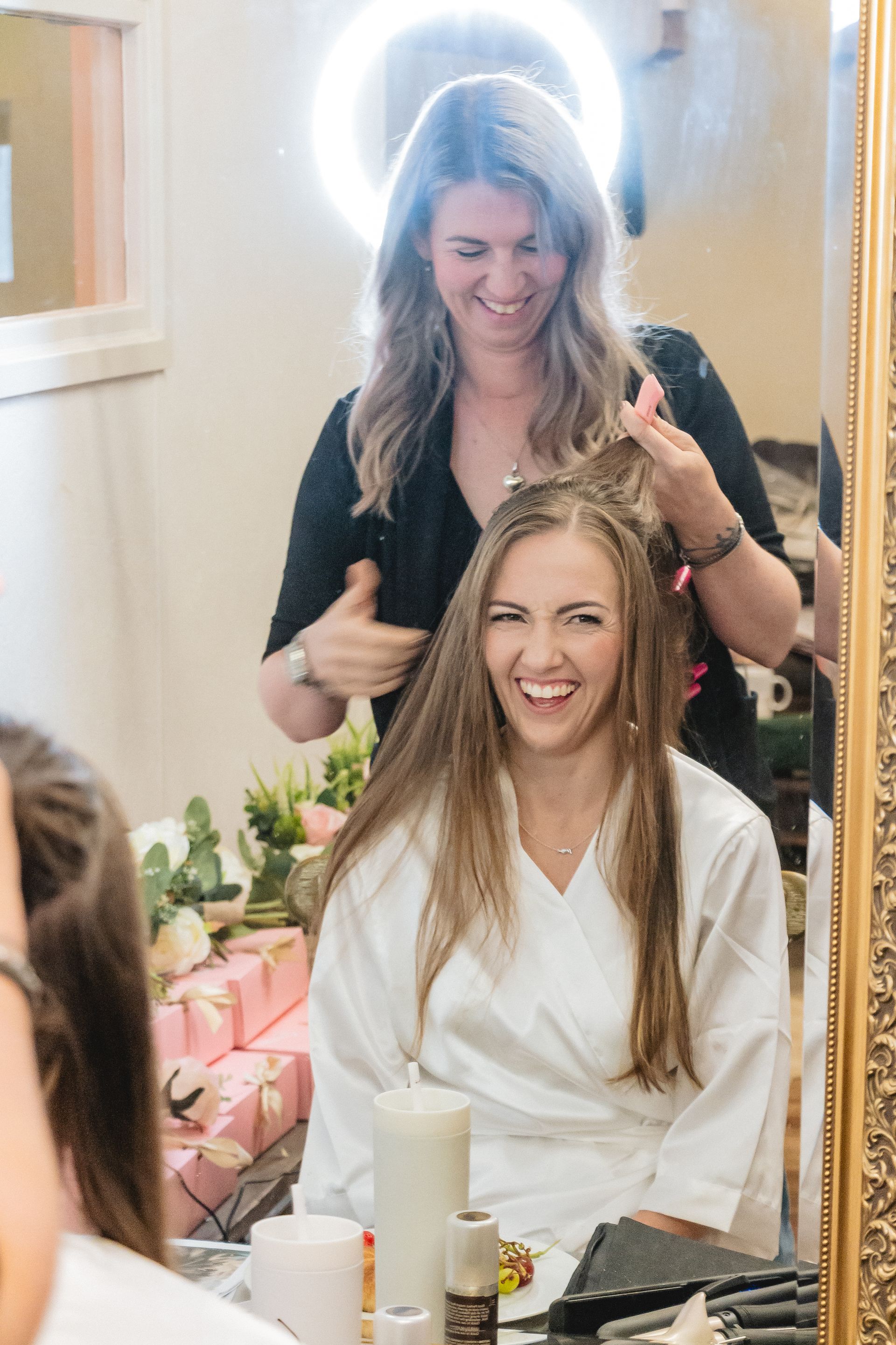 bridal hair and makeup by Jax-Glam Beauty wedding stylist Bristol