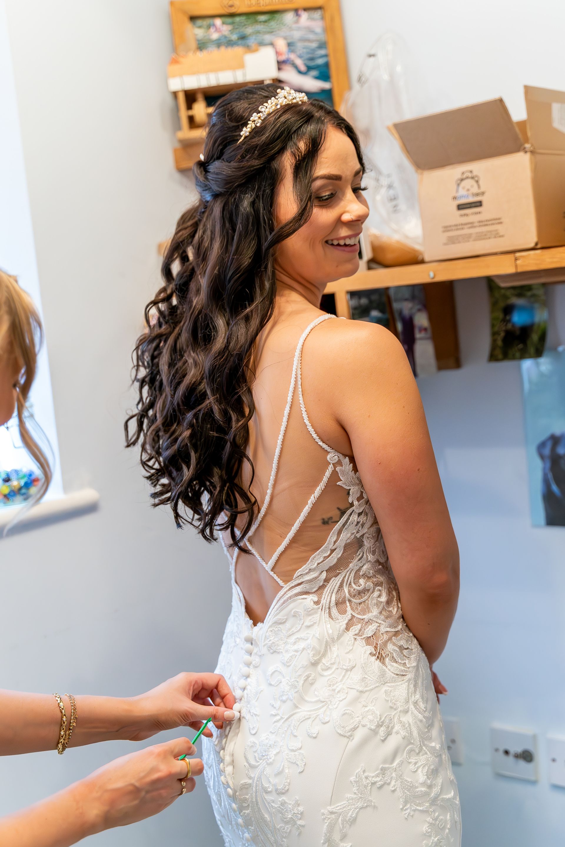 bridal hair and makeup by Jax-Glam Beauty wedding stylist Bristol