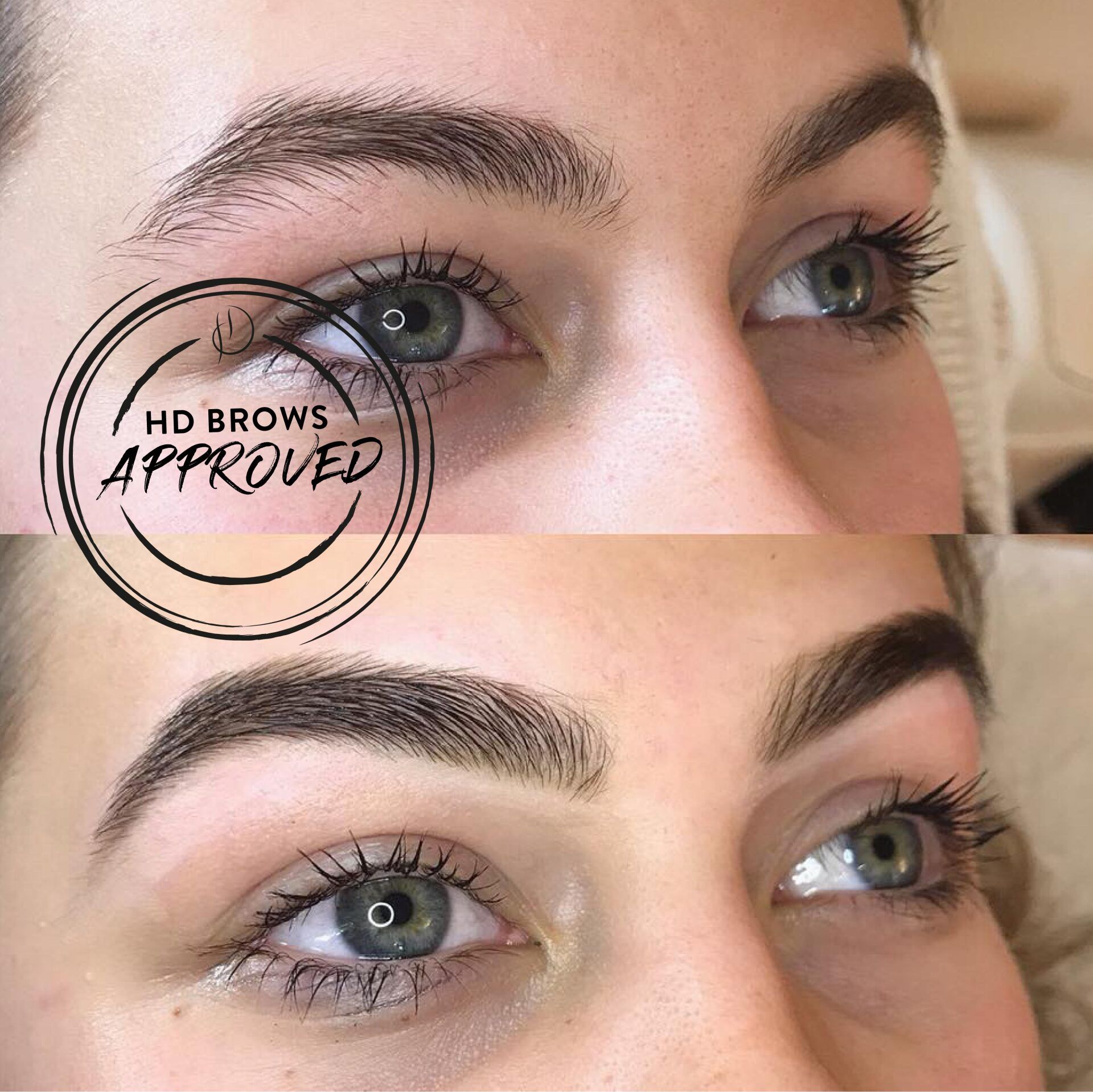 HD brows styling results at Jax Glam Beauty Bristol