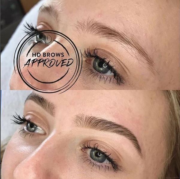 HD brows definition treatment at Jax Glam Beauty Bristol