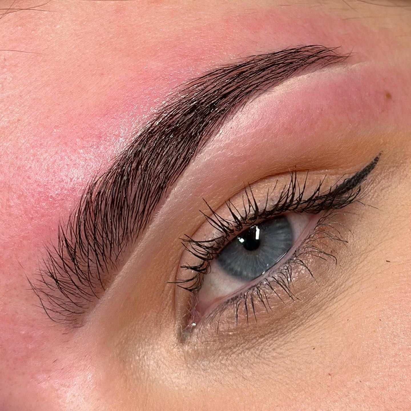 brow tint comparison results at Jax Glam Beauty Bristol