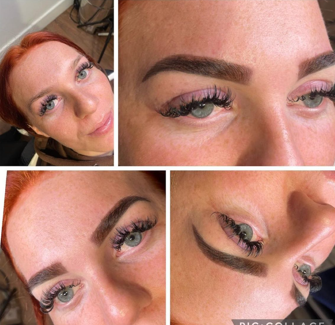 hybrid brow tint treatment results at Jax Glam Beauty Bristol
