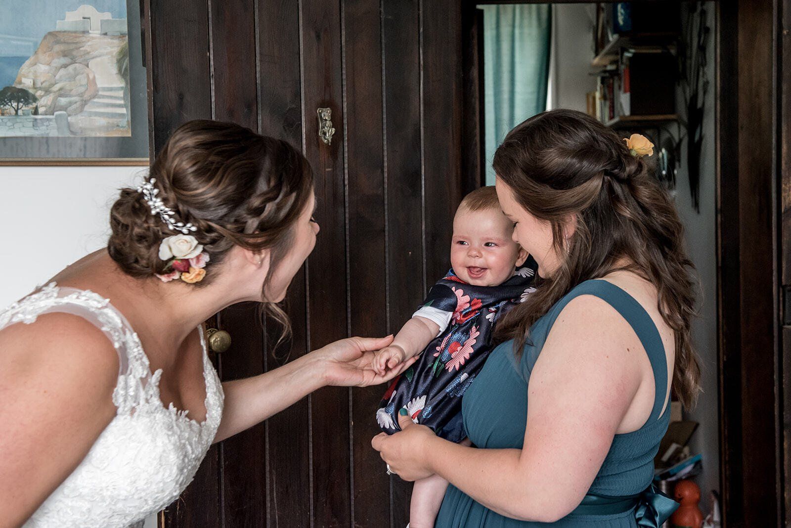 bridesmaid hair styling by Jax-Glam Beauty Bristol wedding hair stylist