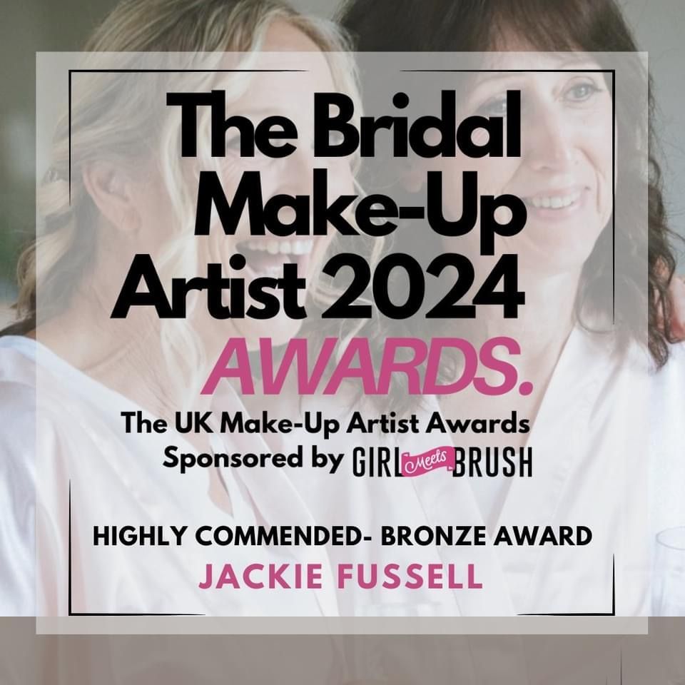 The Bridal Make Up Artist Awards 2024 recognition for Jax-Glam Beauty Bristol