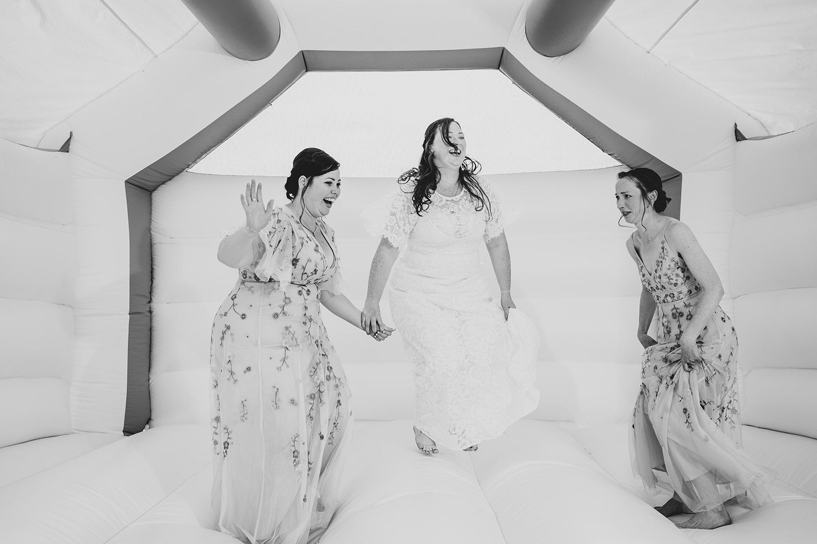 black and white bridal portrait with hair and makeup by Jax-Glam Beauty wedding stylist Bristol