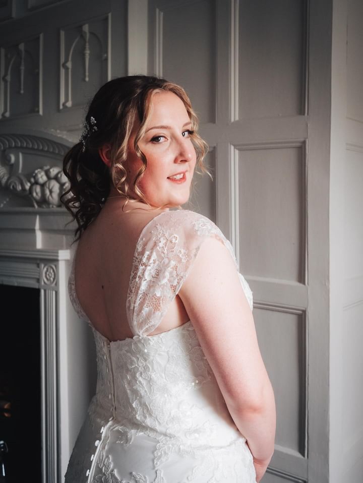 bridal hair and makeup by Jax-Glam Beauty wedding stylist Bristol